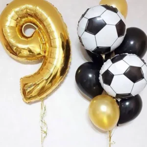 Football Foil Balloon Bouquet