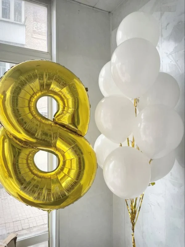 8th Birthday balloons Bouquet