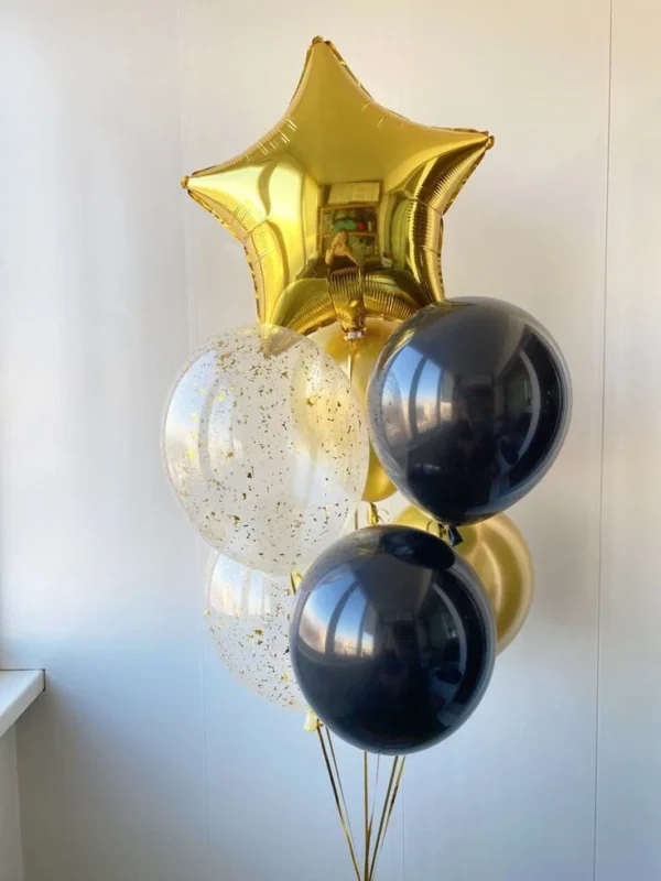 Star Foil balloons Bouquet